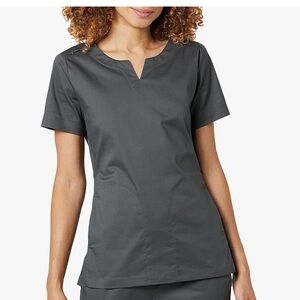 🙂 NWT Women's Gray Scrub Top Size XL